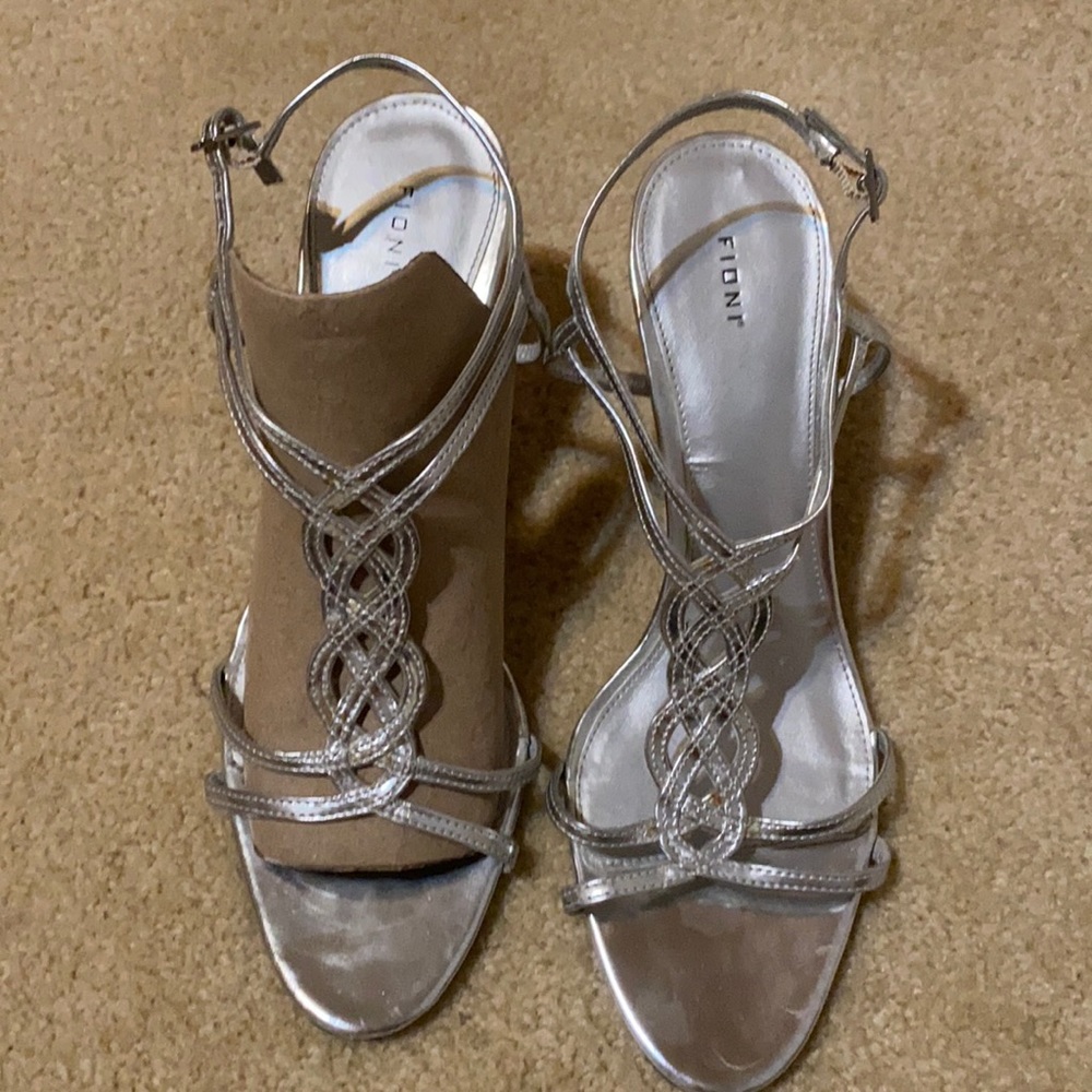 Silver Dress Heels